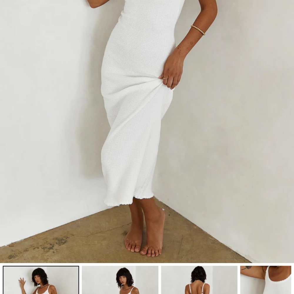 Princess Polly Kattan Maxi Dress White